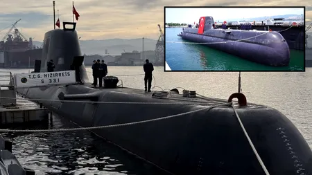 Turcia își consolidează puterea navală. TCG Hızırreis, al doilea submarin din clasa Reis, intră în serviciu. „Crește descurajarea regională în Mediterana de Est, Marea Egee și Marea Neagră”
