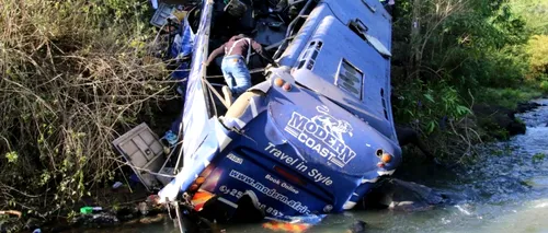 Tragedie petrecută în Kenya: 33 de morți după ce un autobuz s-a prăbușit de pe un pod, de la zeci de metri înălțime, în valea unui râu