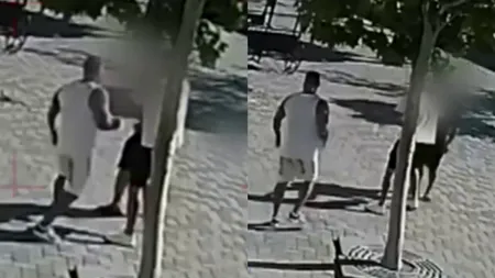 Atacul din Cernavodă a fost surprins de camerele de supraveghere. Un bărbat a fost omorât în plină stradă, sub ochii fiului său