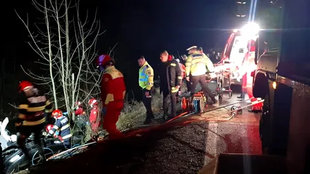 Grav accident în Bistrița-Năsăud, soldat cu trei morți. A fost activat planul roșu de intervenție