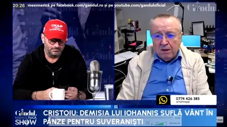 Ion Cristoiu: „Plecarea lui Iohannis înseamnă aducerea în PRIM-PLAN a lui Călin Georgescu”