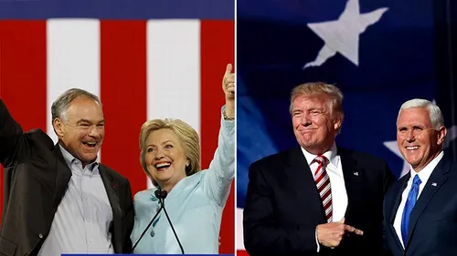 Cum stau în sondaje Trump și Clinton după scandalul clipului secret cu candidatul republican