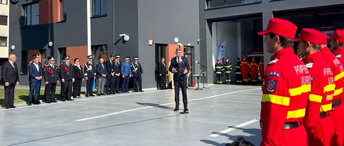 VIDEO | Marcel Ciolacu s-a declarat emoționat la inaugurarea noii unități de Pompieri din Sectorul 4: „Este prima construită, în ultimii 40 de ani”