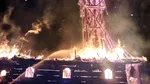 Biserică de lemn veche de 350 de ani, din Maramureș, făcută scrum într-un incendiu violent