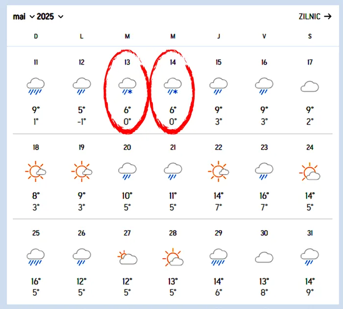 Pe ce dată se întorc ninsorile în România