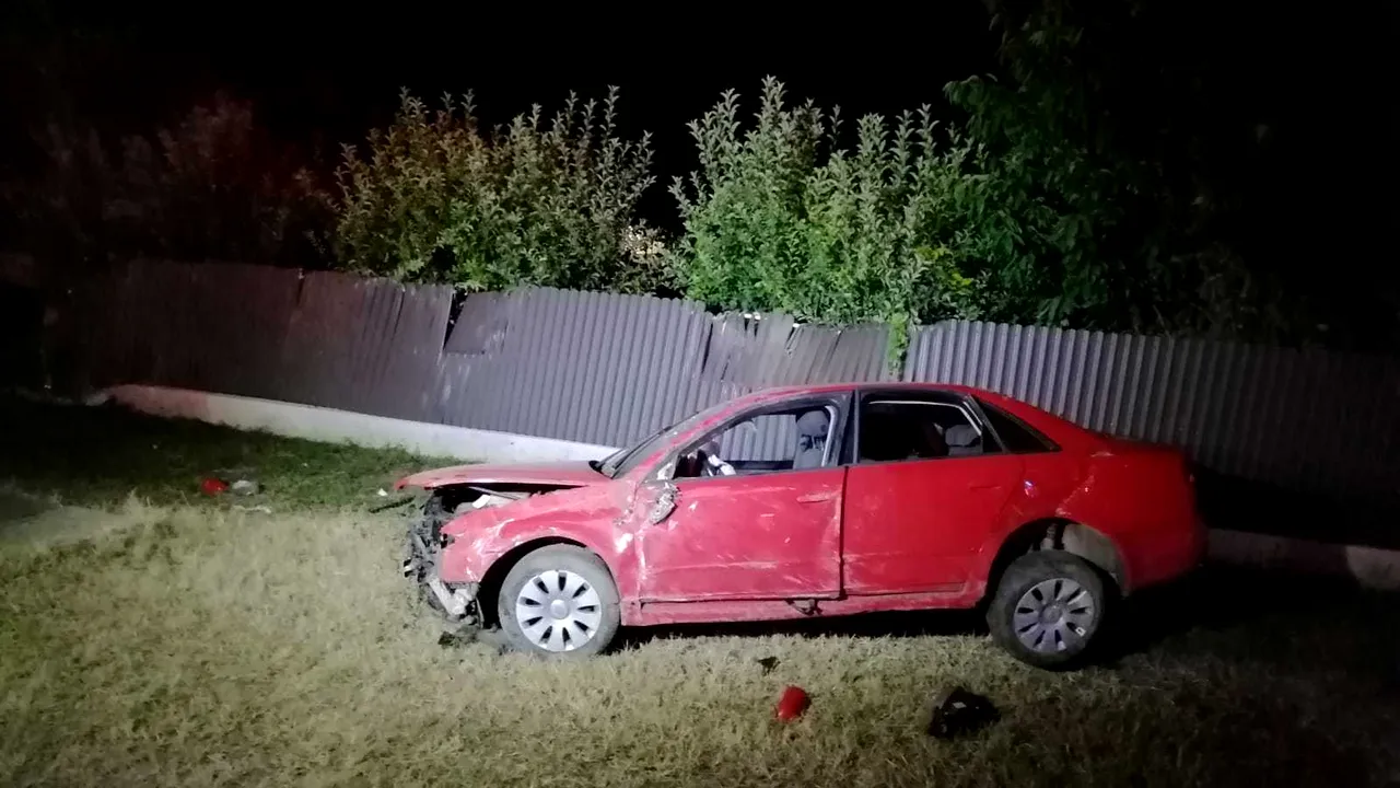 Trei răniți, inclusiv un copil de trei ani, după un accident în județul Vaslui