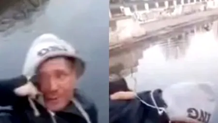Doi tineri AU ARUNCAT un bărbat de pe un pod, de dragul aprecierilor pe Facebook. Victima ar fi decedat