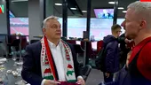 VIDEO | O nouă sfidare la adresa României din partea lui Viktor Orbán. Fularul cu Ungaria Mare, fluturat ostentativ la un meci al naționalei