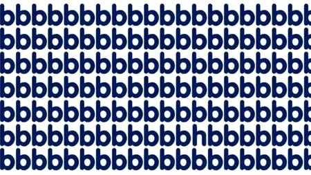 Test de PERSPICACITATE | Depistează litera impostoare în doar cinci secunde