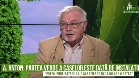 Anton Anton, prof. univ. la Facultatea de Construcții din Capitală, despre „casa verde”: „Azi se poate realiza o casă cu un consum aproape de zero”