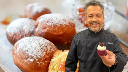 Rețeta de gogoși pufoase a lui Chef Sorin Bontea. Cele 12 ingrediente utilizate de juratul MasterChef