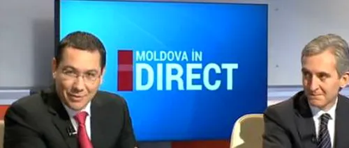 Ponta, la TV Moldova, întrebat despre ingerința în justiție: Asta este o prostie din România