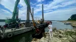 Ce se întâmplă la stânca Pârjoaia, după detonarea efectuată de Armată.  Cum intervin Apele Române în aceste momente la Dunăre