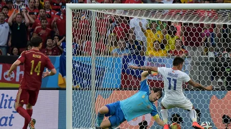 Cum au ''sărbătorit'' chilienii victoria în fața Spaniei, care i-a calificat în optimile CM 2014