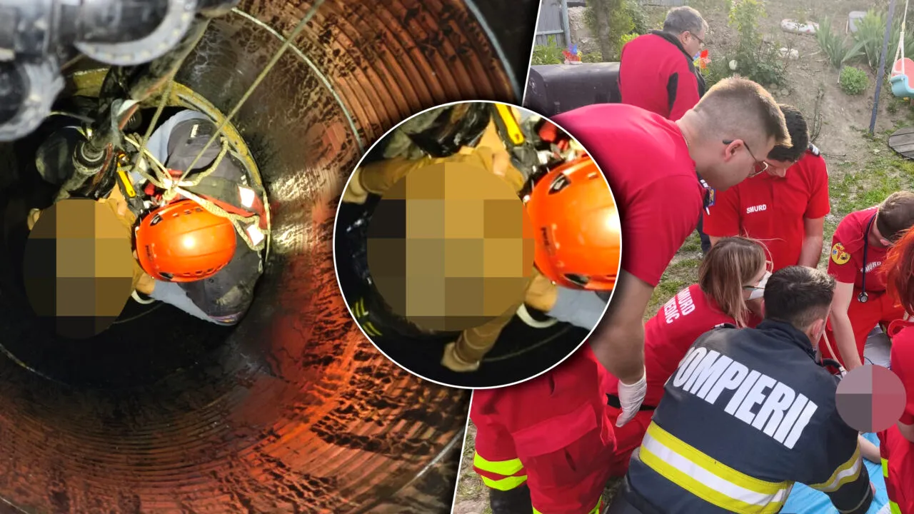 Un copil de trei ani s-a stins într-o fântână adâncă de 22 de metri