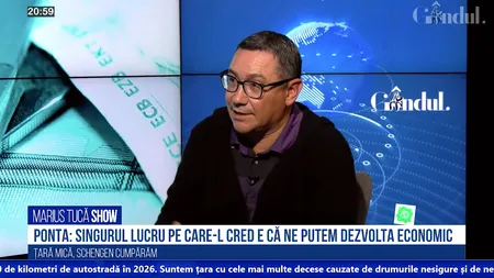 VIDEO | Victor Ponta: „Singurul lucru pe care îl mai cred e că România se poate dezvolta economic”