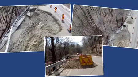 Localitatea din România în care oamenii riscă să rămână izolați după ce un drum de 3,5 milioane de euro s-a surpat