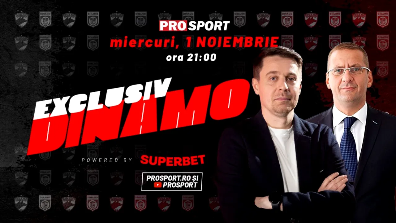 Răzvan Zăvăleanu vine, MIERCURI, în studioul EXCLUSIV DINAMO