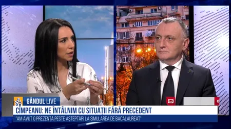 GÂNDUL LIVE. Sorin Cîmpeanu: România nu este pregătită pentru predarea online / În şcoli se respectă regulile de protecţie sanitară mult mai riguros decât în alte locuri