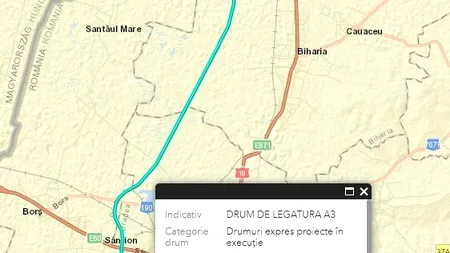 Circulația rutieră pe A3 va fi închisă, miercuri, de la 11:00, în zona localității Biharia