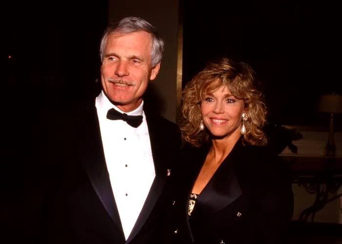 Ted Turner și Jane Fonda, martie 1990