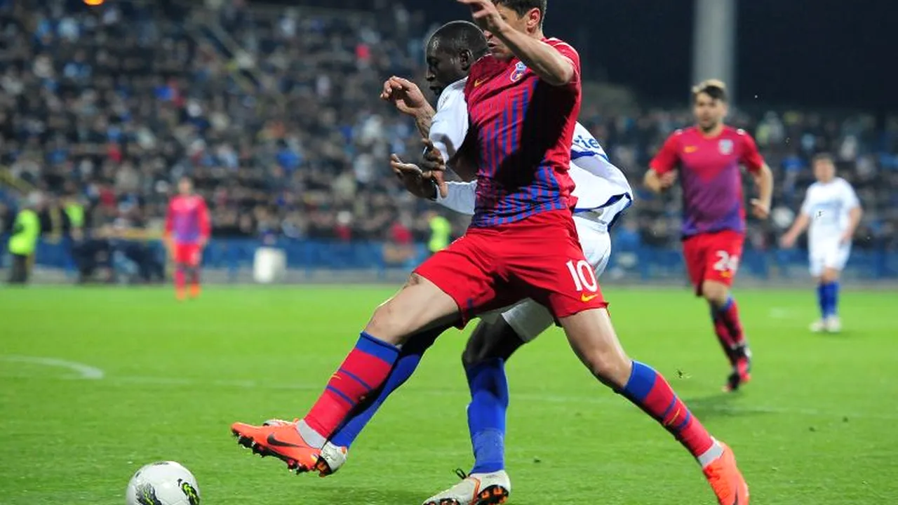 PANDURII - STEAUA 0-0 în derby-ul  etapei a 12-a din LIGA 1