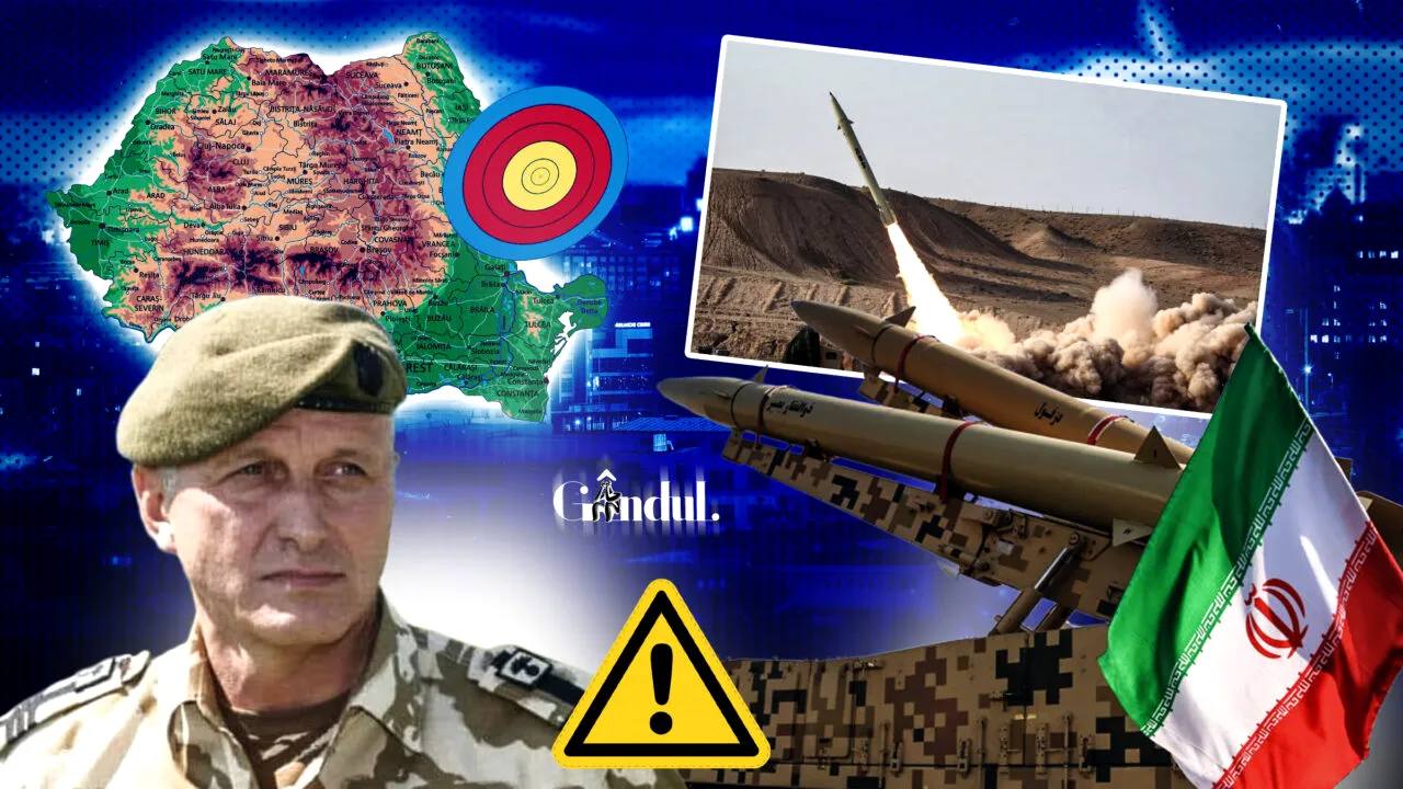 Poate Iranul să atace România cu rachete? „Teoretic, da”, spune, în exclusivitate pentru Gândul, generalul Virgil Bălăceanu. De ce ar fi imposibil ca țara noastră să fie afectată de acest conflict, potrivit ofițerului român