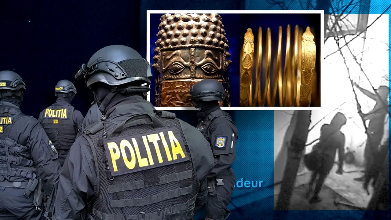 Exponatele din TEZAURUL României care nu au căzut pradă hoților în Olanda s-au întors în țară. Operațiune de maximă securitate pe Aeroportul Otopeni