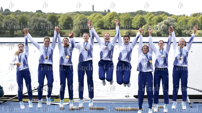 Barca de 8+1 feminin a României a cucerit AURUL la Jocurile Olimpice de la Paris