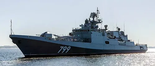 O fregată a Rusiei, Amiral Makarov, ar fi fost lovită de ucraineni cu rachete Neptun. Cum a reacționat Kremlinul