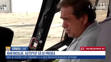 Ioan Niculae s-a predat pe Aeroportul Henri Coandă. Milionarul va fi carantinat la Rahova (SURSE)