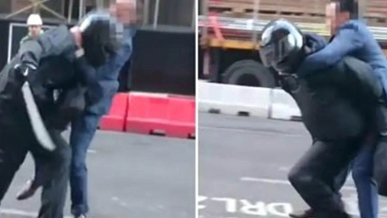 Erou sau inconștient? Un britanic s-a intersectat cu un hoț care tocmai spărsese o bijuterie din Londra. Prima lui reacție i-a lăsat pe martori fără cuvinte