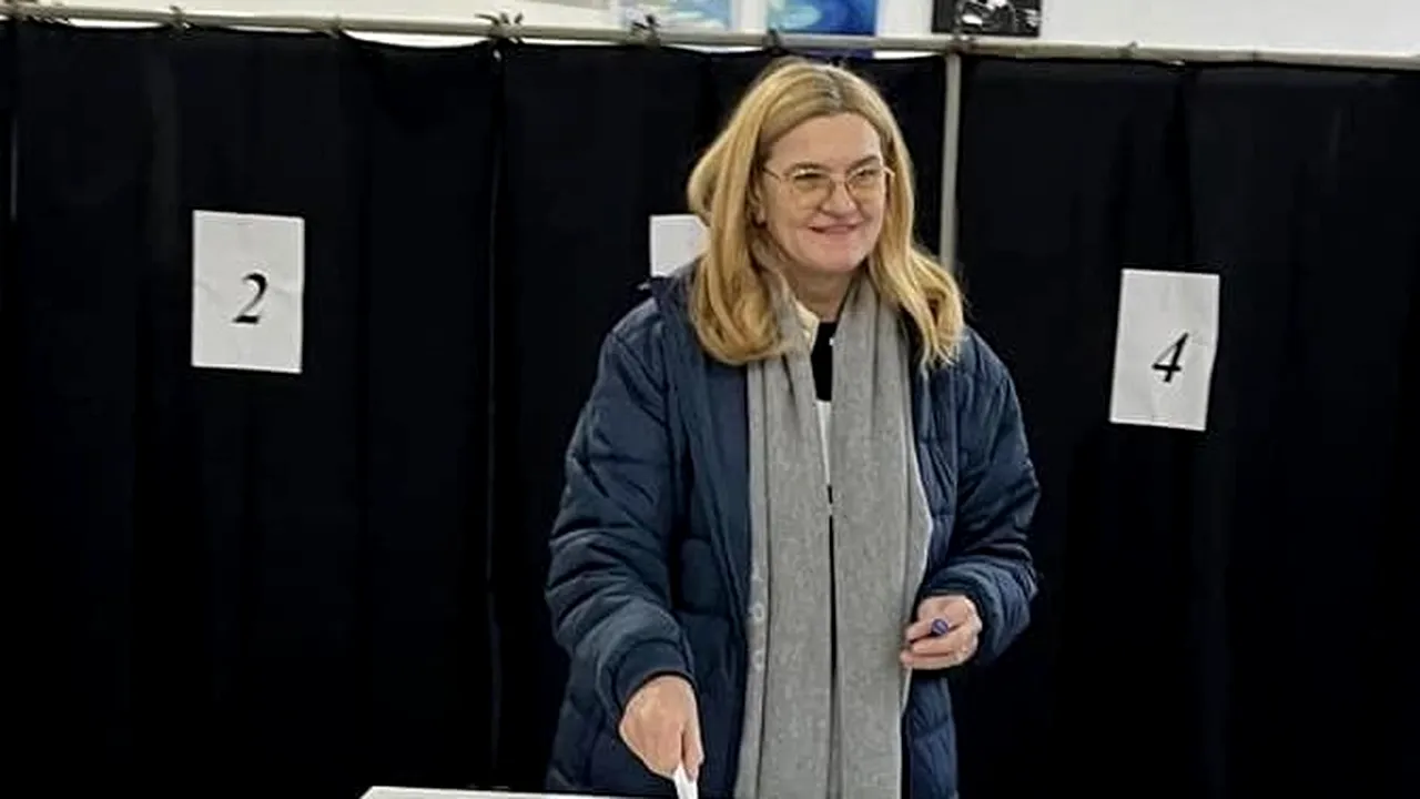 Elisabeta Lipă, preşedinta Agenţiei Naţionale pentru Sport, A VOTAT la Botoșani: 