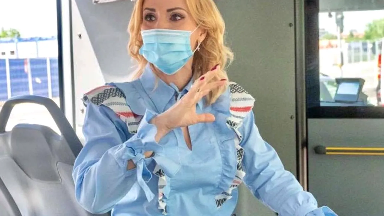 Gabriela Firea, nou atac la Nicușor Dan: ”Vrea să plătească aproape 740.000 de euro pentru un autobuz electric”