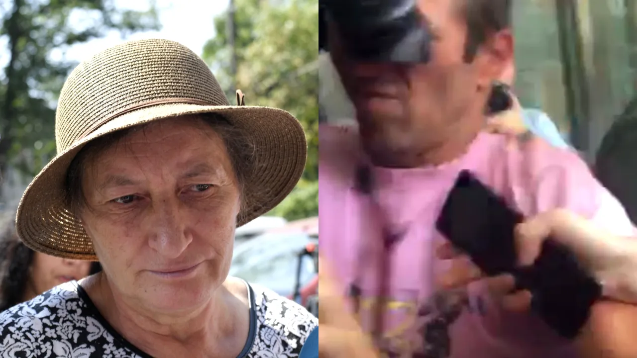 Soția și copiii lui Dincă, intrare cu scandal în sediul DIICOT. Rudele presupusului criminal în serie au agresat jurnaliștii și cameramanii - VIDEO / FOTO 