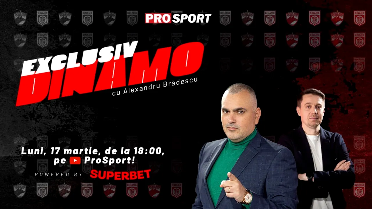 „EXCLUSIV DINAMO”, de la ora 18.00! Veste importantă pentru viitorul european al lui Dinamo. Comentăm LIVE din studio