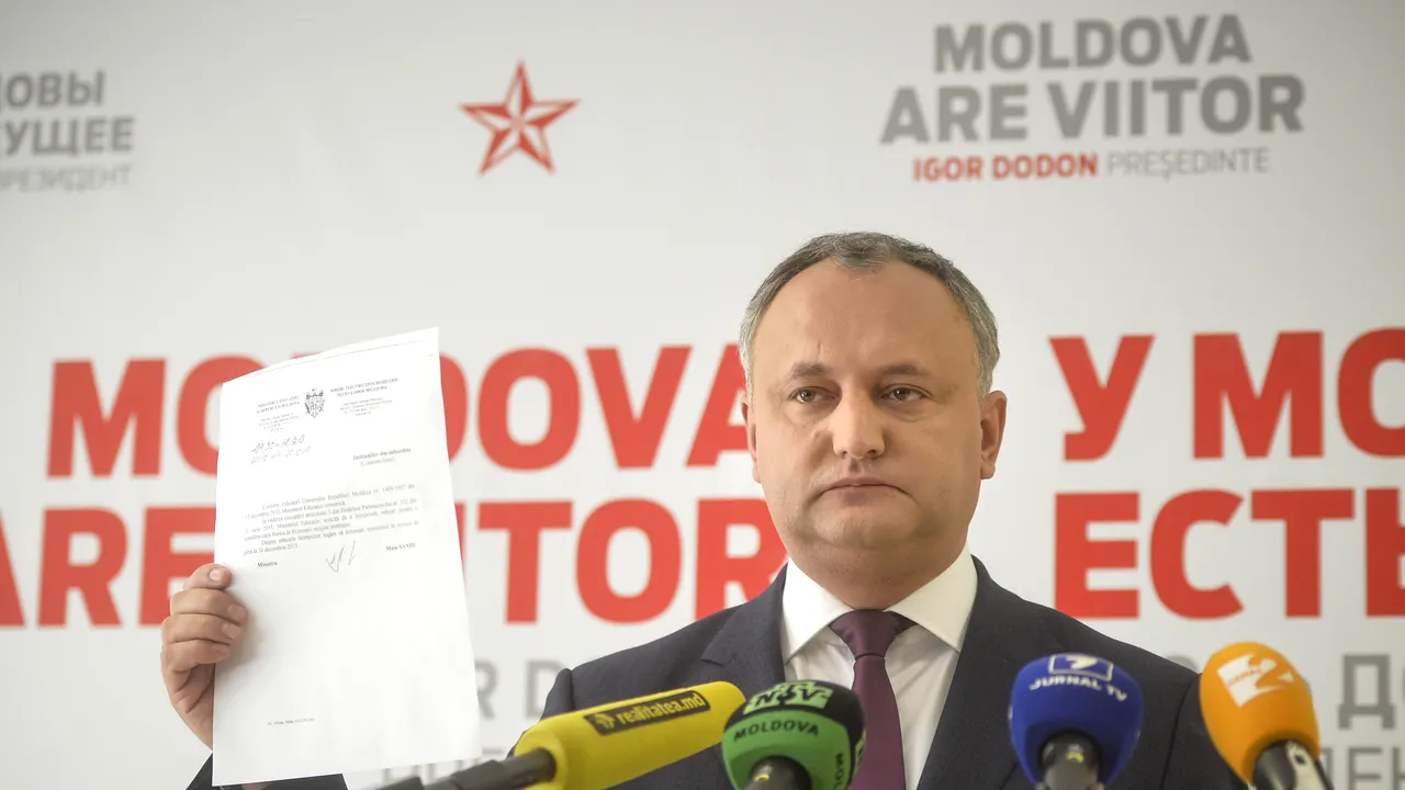 Dodon cere Rusiei să oprească „românizarea