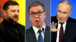 Cum este privit rezultatul alegerilor din Serbia la Kiev și Moscova. Zelenski spune că sârbii au deschis „un nou capitol în istoria țării”. Mesajul transmis de Kremlin