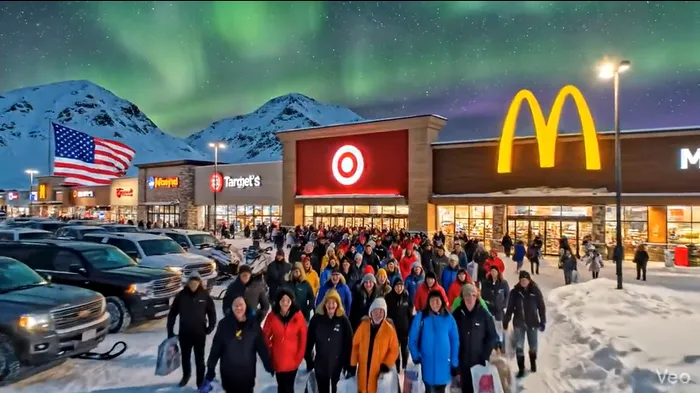 Imagini cu Groenlanda, sub ocupația SUA, realizate cu IA, au devenit virale