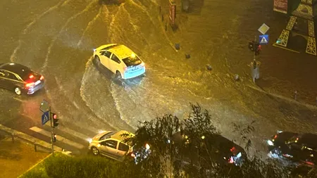 Dezastrul lăsat de furtună în București! CODUL ROȘU a făcut prăpăd în Capitală