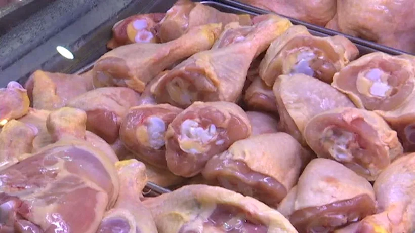 Carne de pui contaminată cu Salmonella, la vânzare în mai multe orașe din țară!/ANSVSA publică lista magazinelor