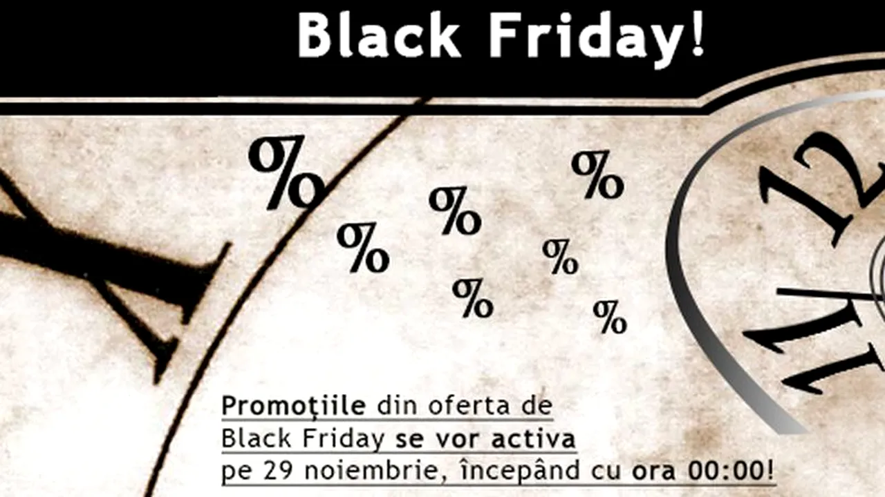 BLACK FRIDAY 2013 la EVOMAG. Laptopuri de la 949 de lei, televizoare de la 1149 de lei și tablete de la 199 de lei