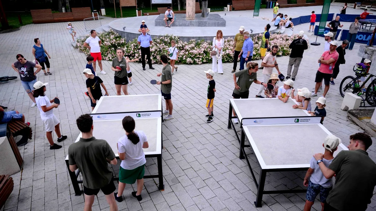 Antrenament inedit pentru „tricolorii” de la NAȚIONALA de tenis de masă