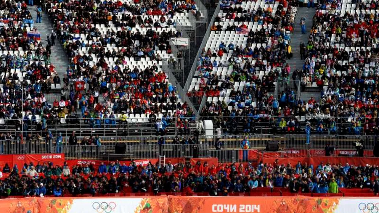 Cum explică organizatorii JO de la Soci scaunele goale din prima zi a competiției