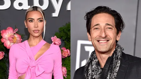 Kim Kardashian a gafat! Cu cine a putut să îl confunde diva pe actorul Adrien Brody, câștigător al Globului de Aur pentru rolul din „The Brutalist”