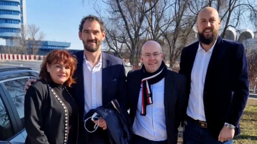 Jorge Garbajosa, întâlnire de top cu Carmen Tocală la București! Ce a căutat în capitala României fostul mare baschetbalist | EXCLUSIV