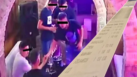 Au băut românește și au plătit englezește. Mai mulți „bombardieri” au dat „DAUNĂ TOTALĂ” într-un bar din Pitești