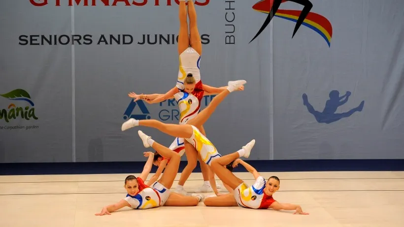 România, campioană europeană pe echipe la gimnastică aerobică