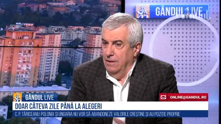 GÂNDUL LIVE. Călin Popescu Tăriceanu: Iohannis vrea să obțină toată puterea. Alegerile parlamentare par din nou aranjate | VIDEO