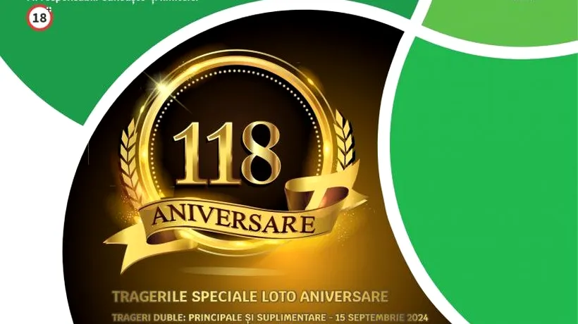 Tragerile Speciale LOTO Aniversare, pe 15 septembrie 2024. Șanse duble de câștig, pentru jucătorii la Loto 6/49, Joker și Loto 5/40